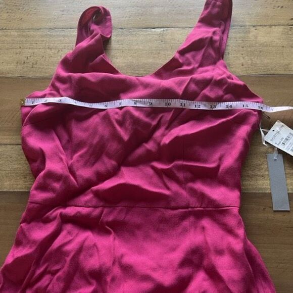 NWT Chelsea28 100% Viscose Twist Back Pink Sleeveless Dress - size small - Picture 4 of 9